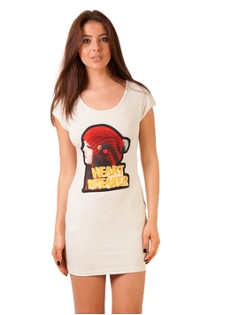 Rochie Dama Heart Breaker Girl Gri Deschis